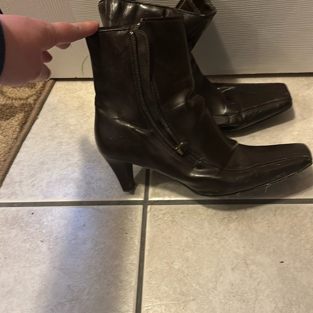 Brown boots